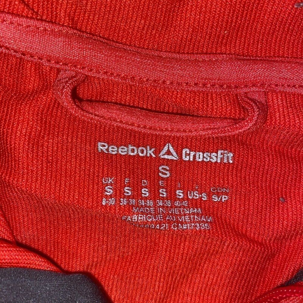Reebok Crossfit Lightweight Jacket Full Zip Red S - Picture 5 of 5